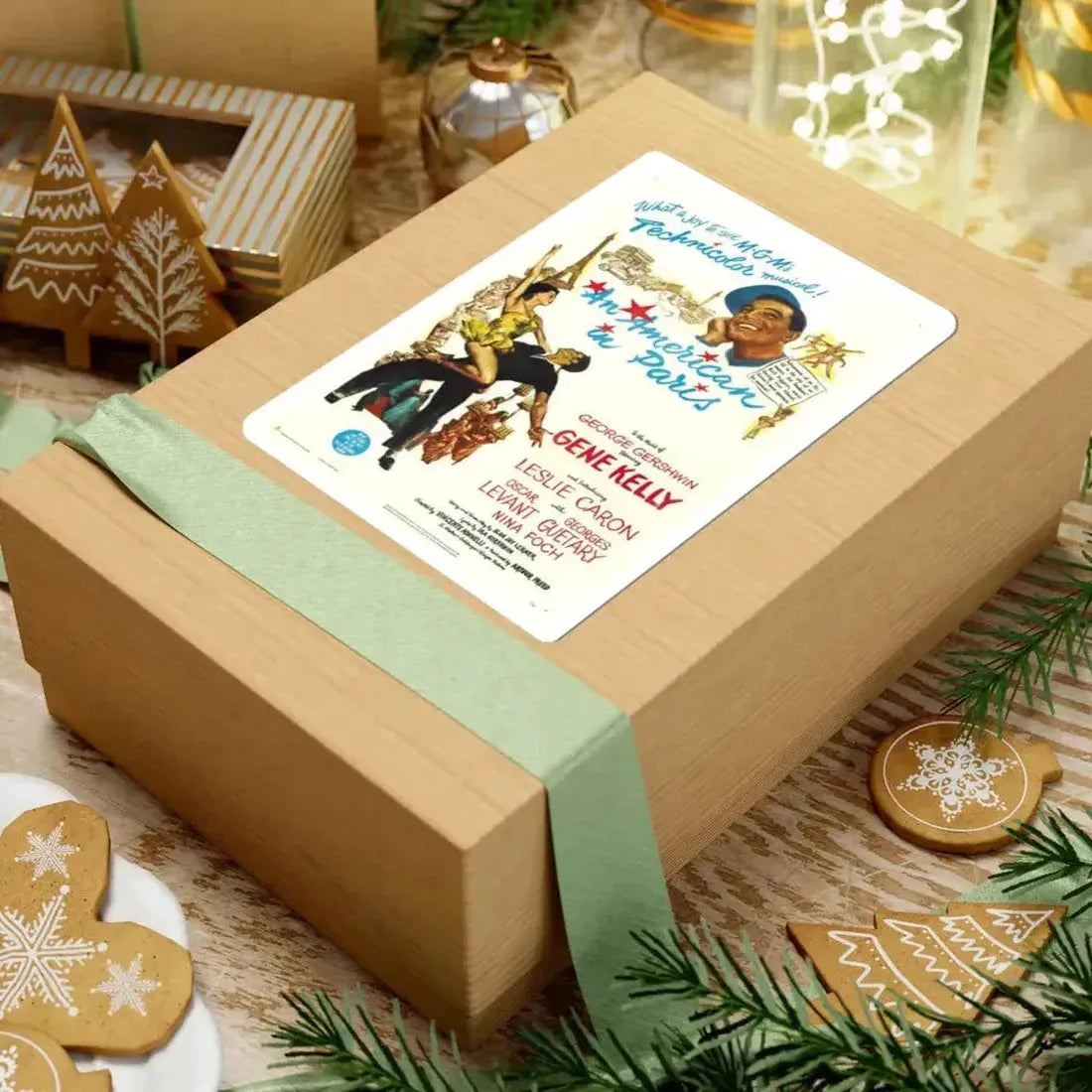 An American in Paris 1951 Movie Poster - STICKER Vinyl Kiss-Cut Decal - The Sticker Space