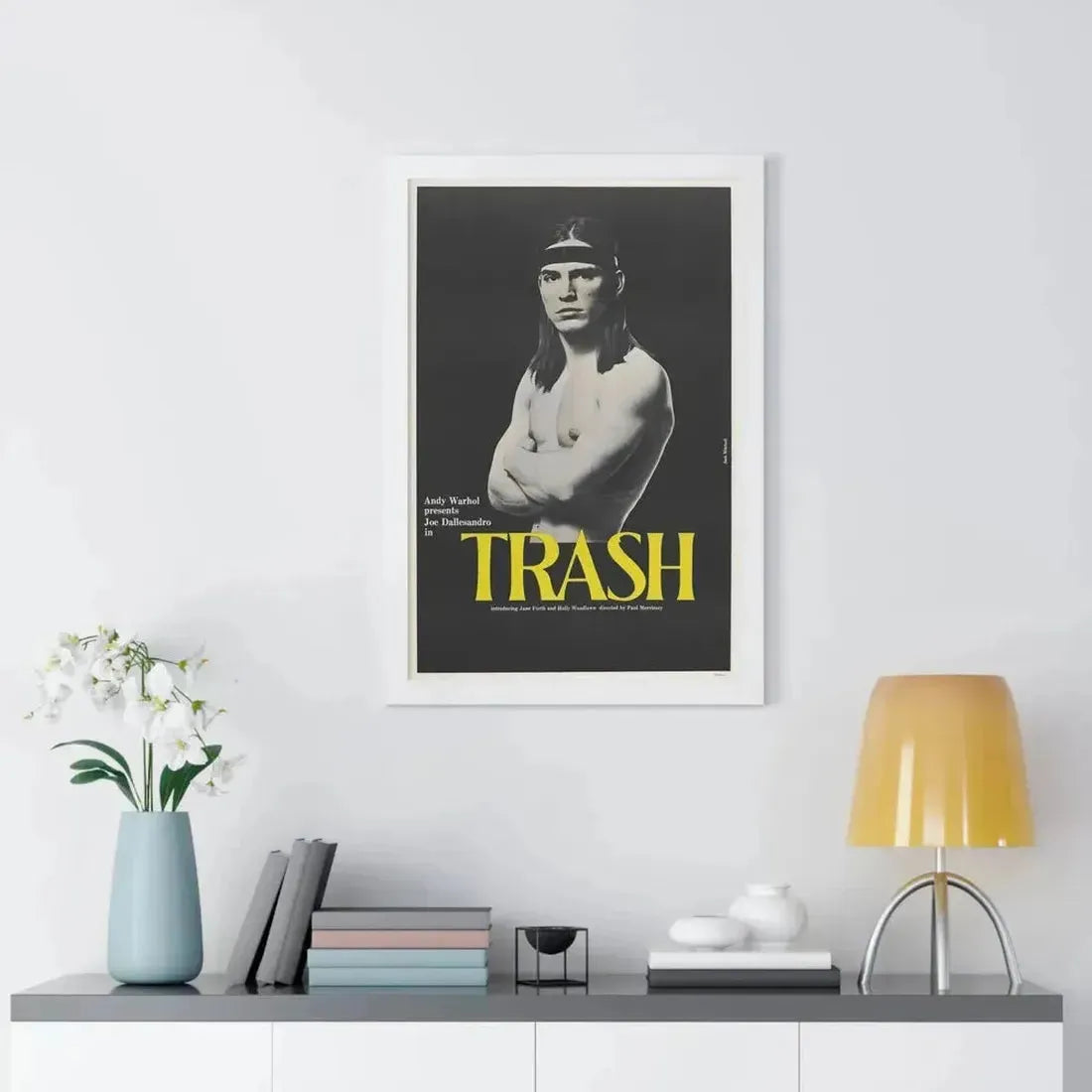 ANDY WARHOL'S TRASH 1970 - Framed Movie Poster - The Sticker Space