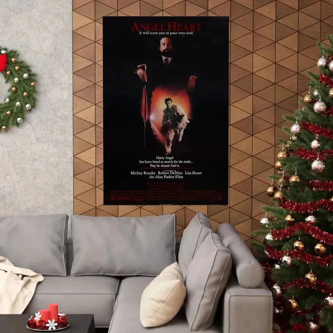 ANGEL HEART 1987 - Paper Movie Poster - The Sticker Space