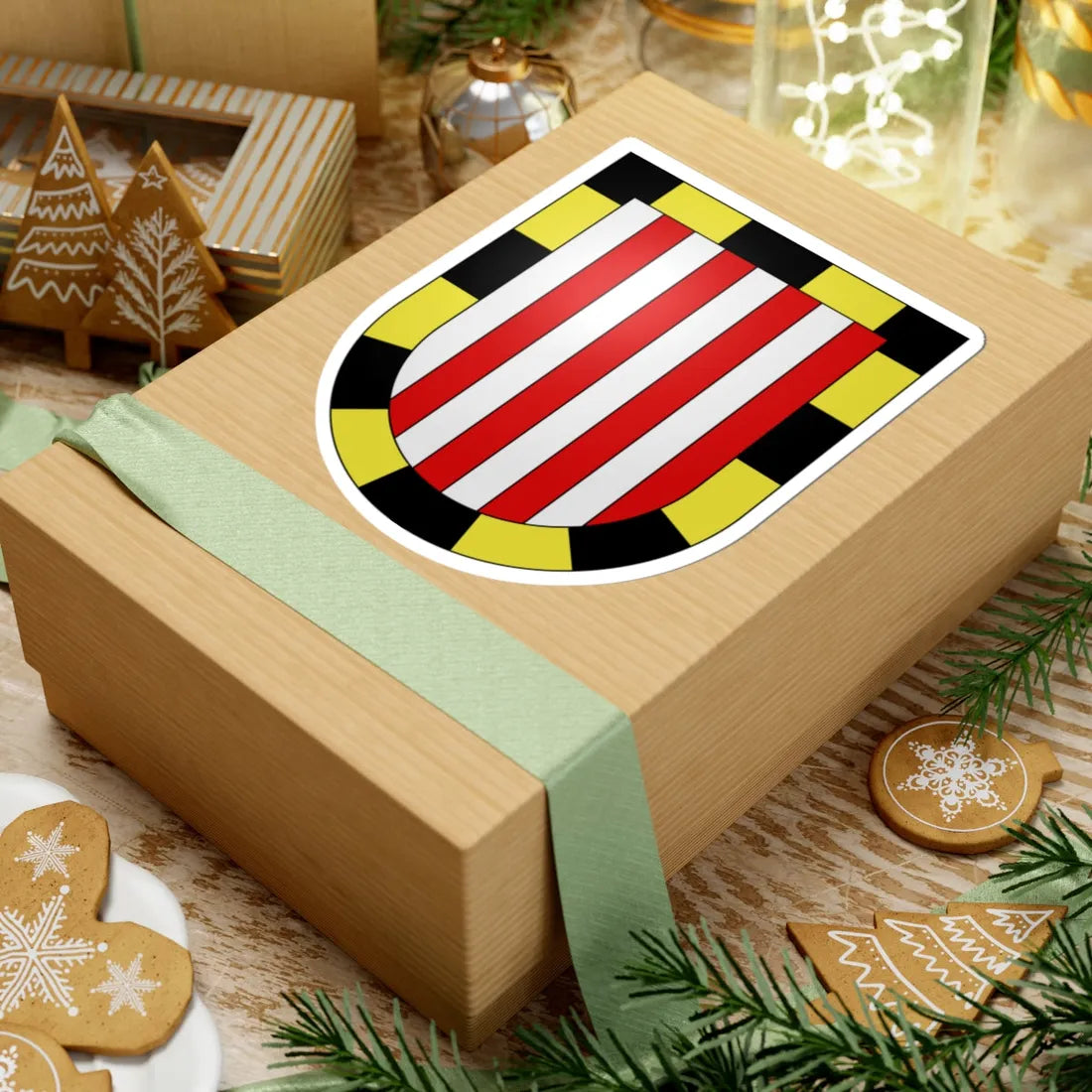 Anieres-coat of arms (Switzerland) (Coat of Arms) STICKER Vinyl Kiss-Cut Decal - The Sticker Space