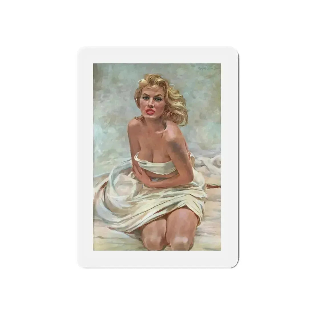 Anita Ekberg, Esquire, 1955 (Magazine Illustration) Refrigerator Magnet - The Sticker Space