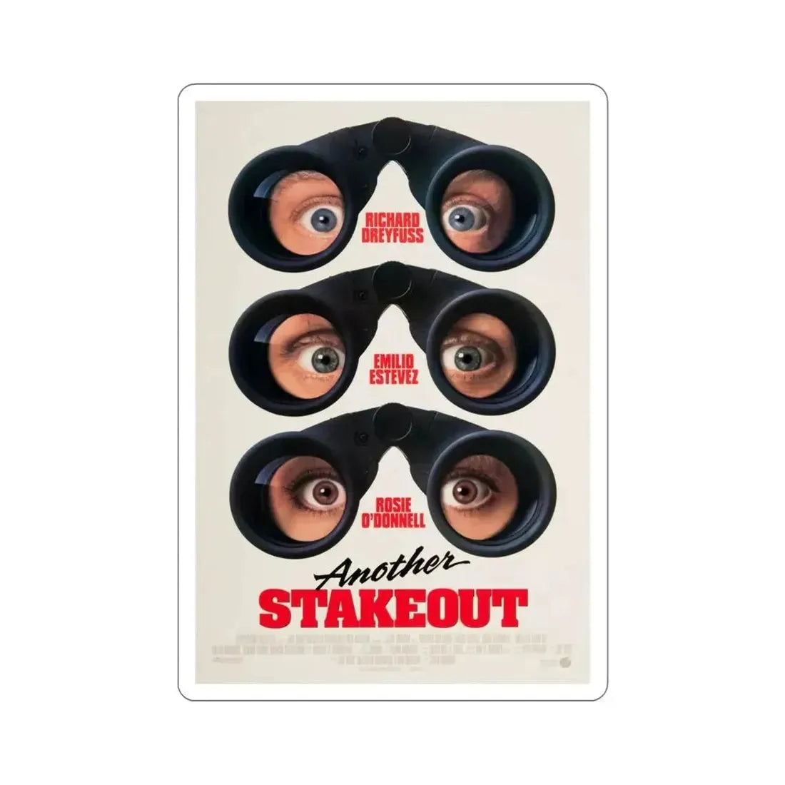 Another Stakeout 1993 Movie Poster STICKER Vinyl Die-Cut Decal - The Sticker Space