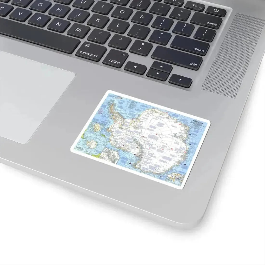 Antarctica (1963) (Map) STICKER Vinyl Kiss-Cut Decal - The Sticker Space