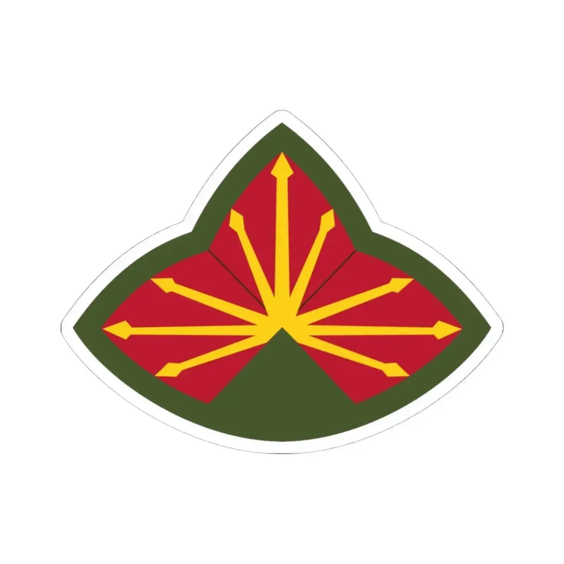 Antiaircraft Artillery Southern Defense Command (U.S. Army) STICKER Vinyl Kiss-Cut Decal 4 Inch White - The Sticker Space