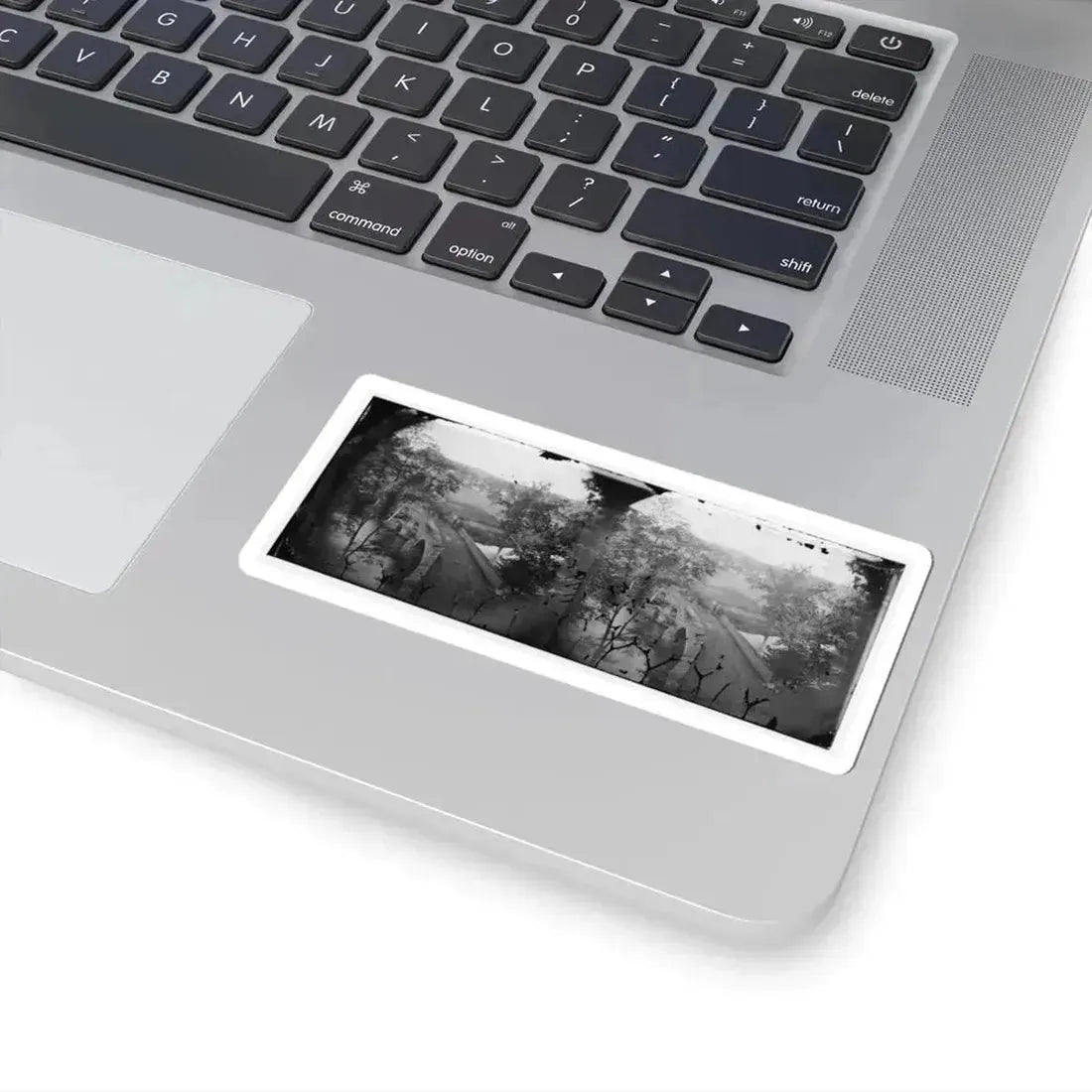 Antietam, Maryland. Burnside Bridge. Photographed From a Tree (U.S. Civil War) STICKER Vinyl Kiss-Cut Decal - The Sticker Space