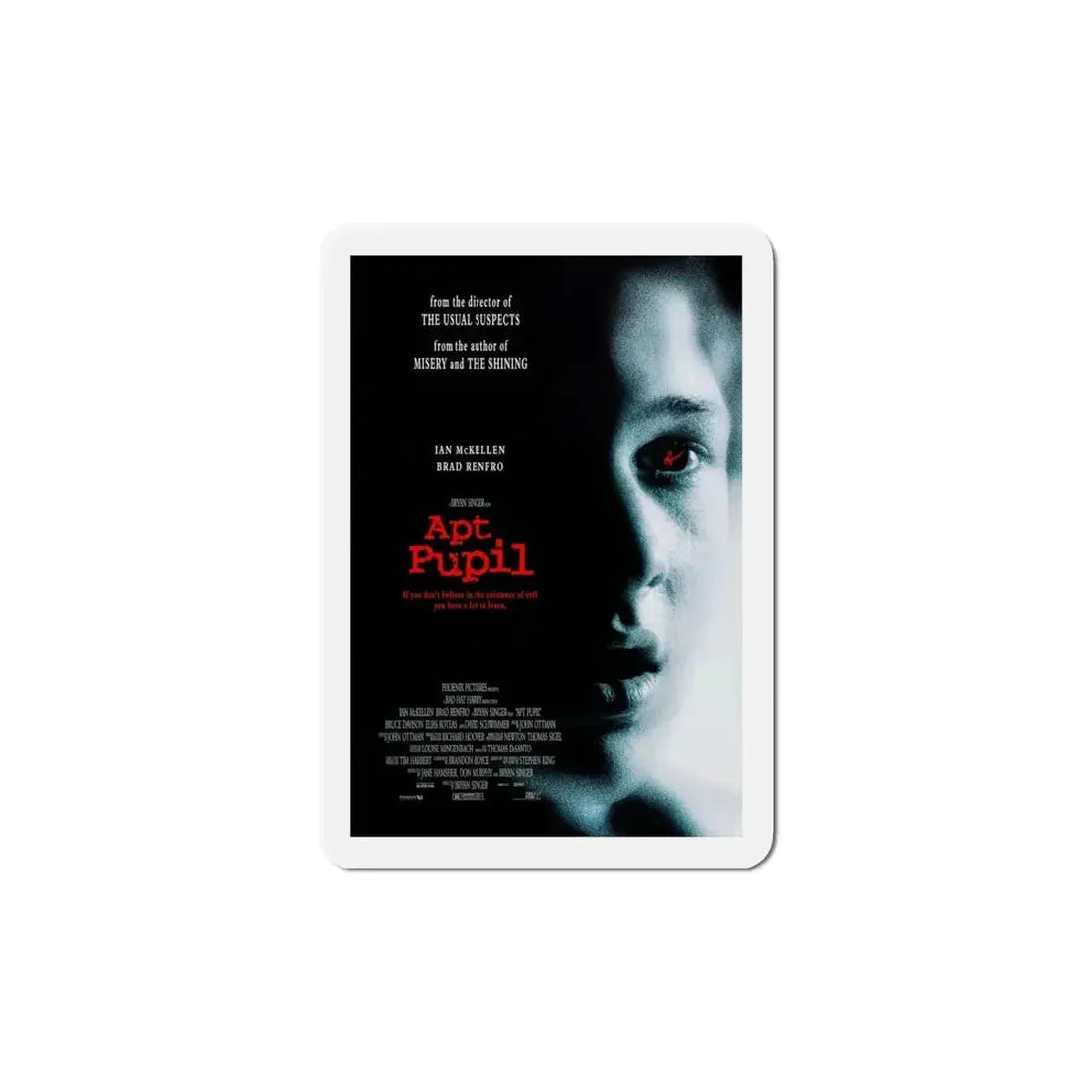 Apt Pupil 1998 Movie Poster Refrigerator Magnet - The Sticker Space
