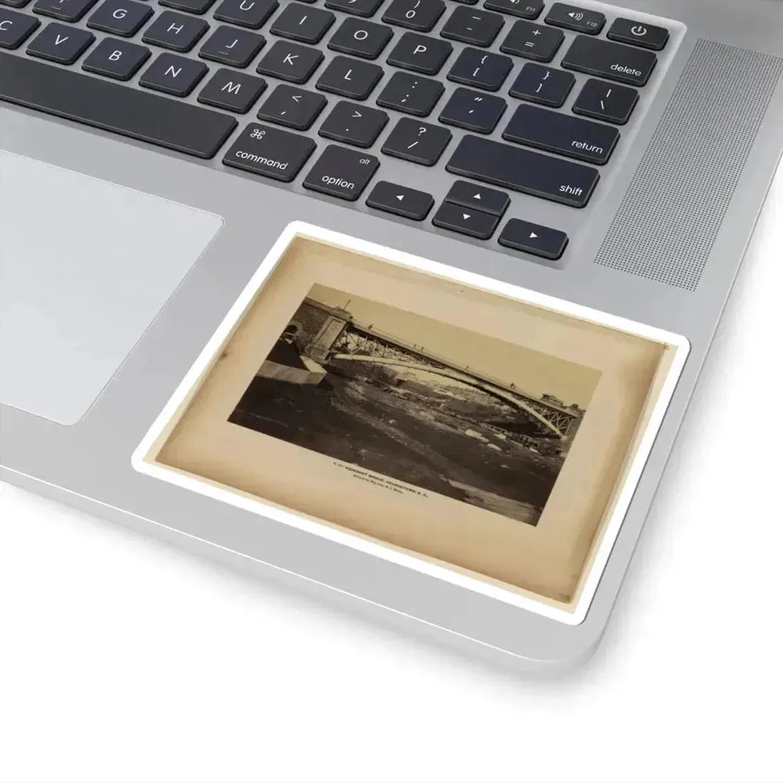 Aqueduct Bridge, Georgetown, D.C., Erected by Maj. Gen. M.C. Meigs (U.S. Civil War) STICKER Vinyl Kiss-Cut Decal - The Sticker Space