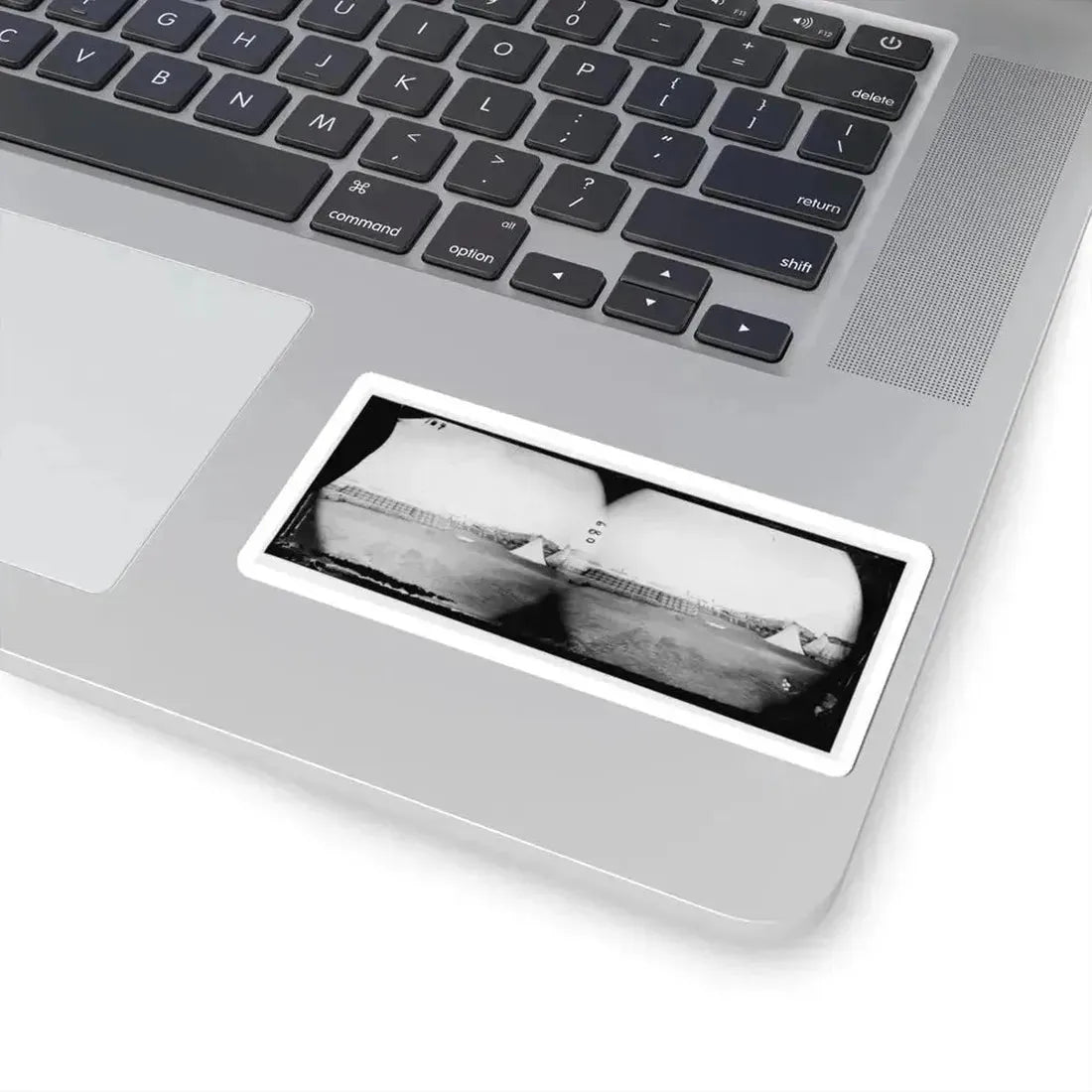 Aquia Creek Landing, Virginia. View From Commissary Department (U.S. Civil War) STICKER Vinyl Kiss-Cut Decal - The Sticker Space