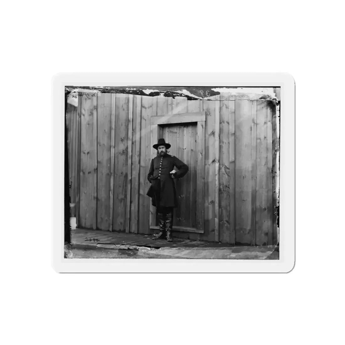 Aquia Crek Landing, Virginia. Capt. T.E. Hall, Assist. Quartermaster (U.S. Civil War) Refrigerator Magnet - The Sticker Space