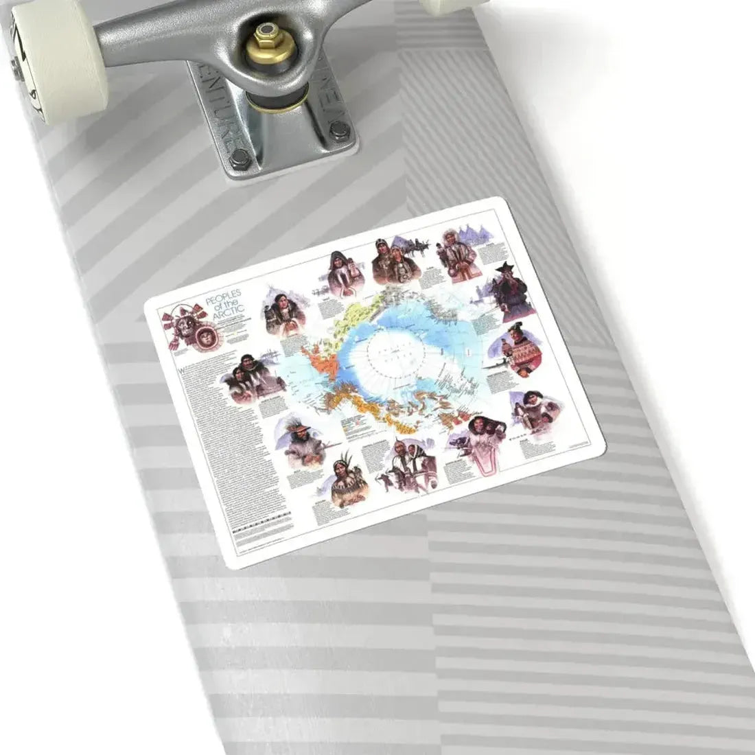 Arctic - Peoples of the (1983) (Map) STICKER Vinyl Kiss-Cut Decal - The Sticker Space