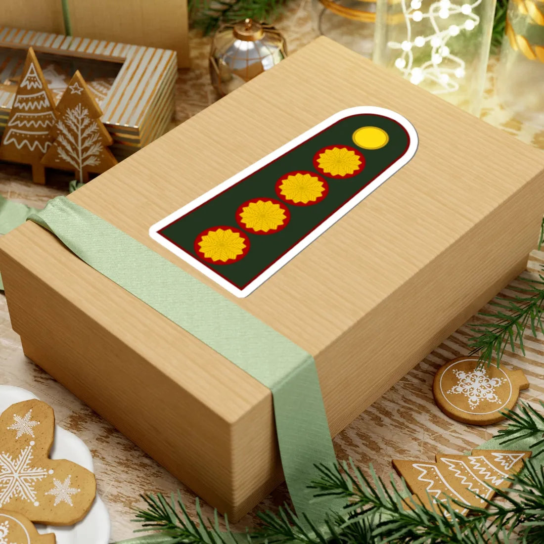 Argentina Army OF 9 (Argentina) (Military Rank) STICKER Vinyl Kiss-Cut Decal - The Sticker Space