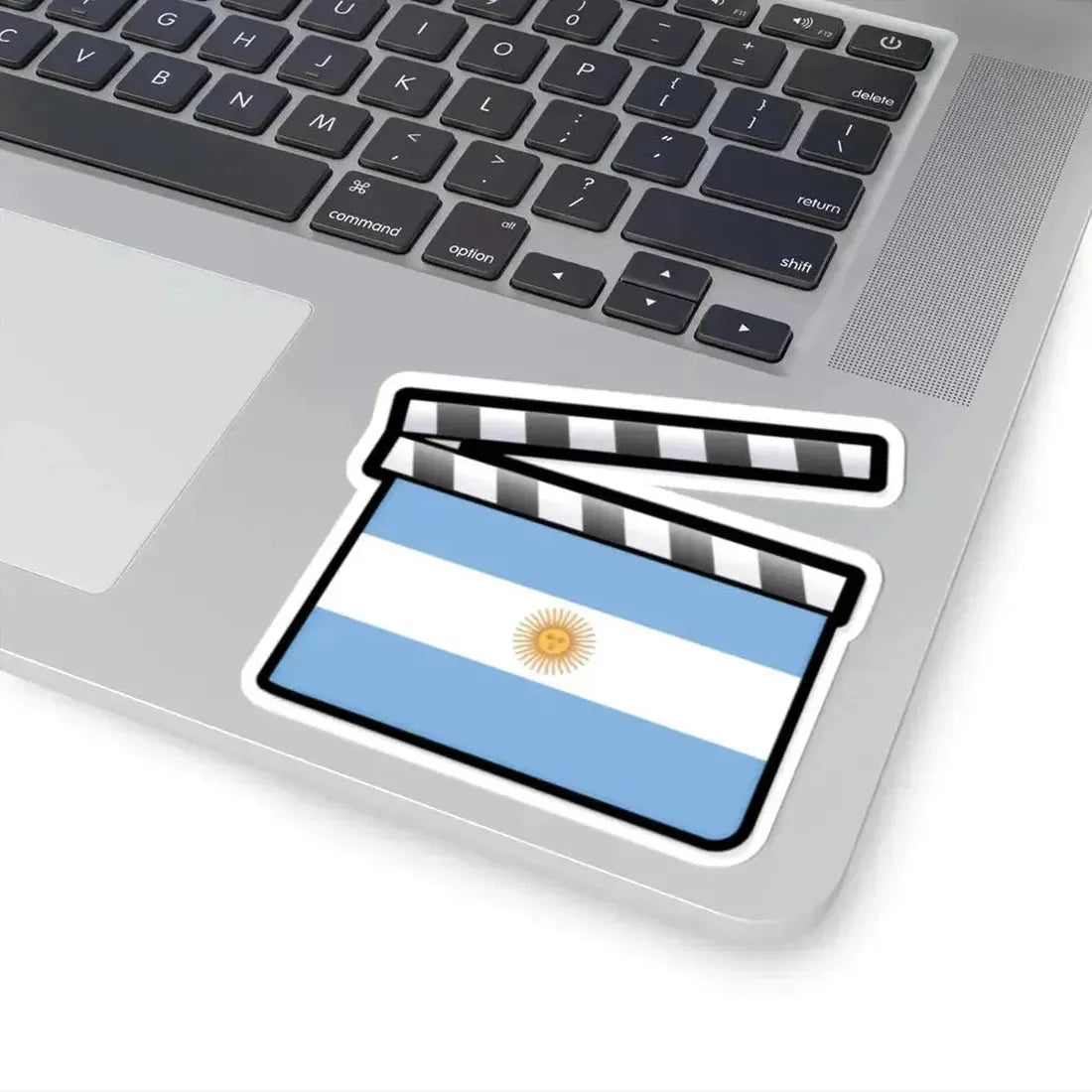 Argentina film clapperboard (Argentina) STICKER Vinyl Kiss-Cut Decal - The Sticker Space
