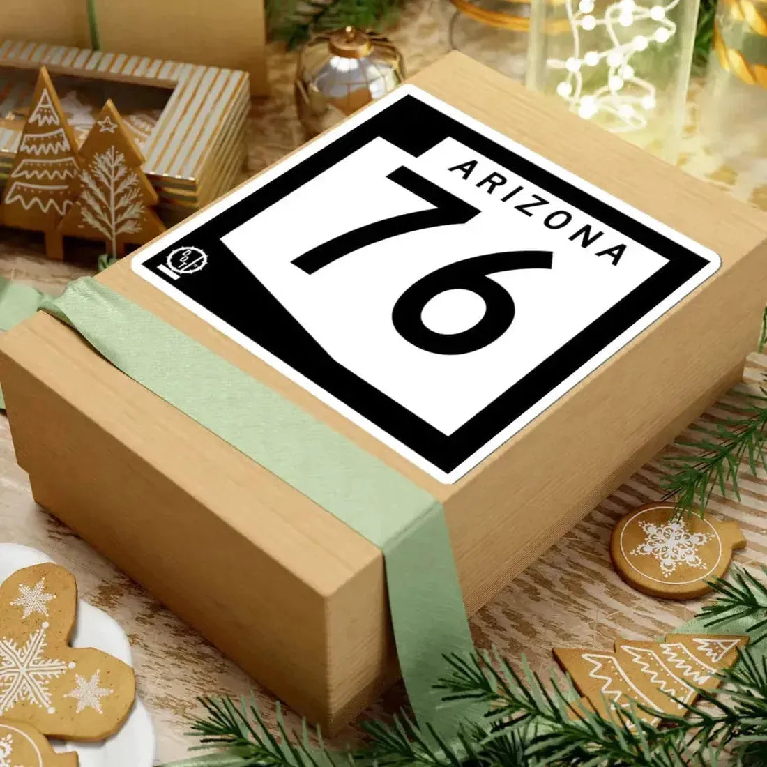 Arizona 76 1978 (Arizona) (Road Sign) STICKER Vinyl Kiss-Cut Decal - The Sticker Space