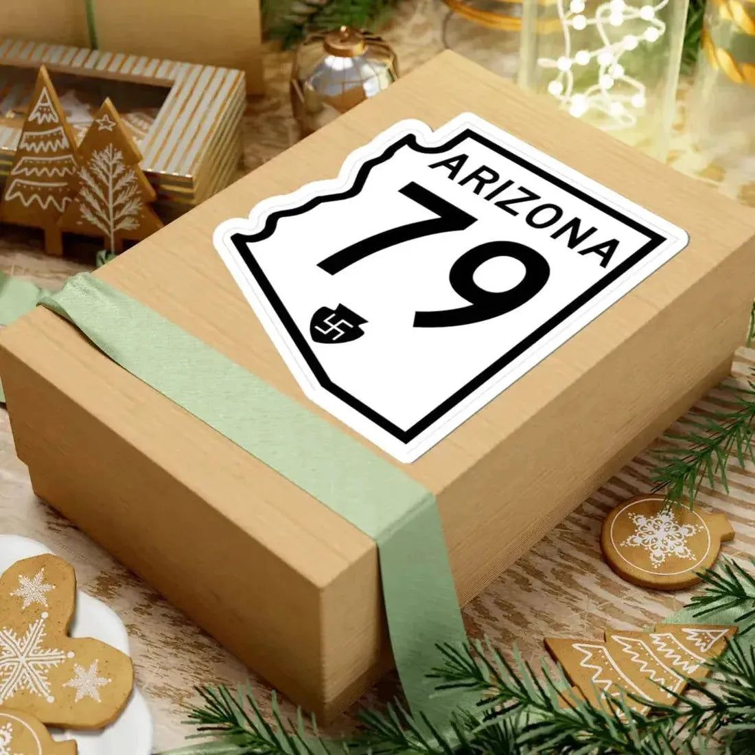 Arizona 79 1956 (Arizona) (Road Sign) STICKER Vinyl Kiss-Cut Decal - The Sticker Space