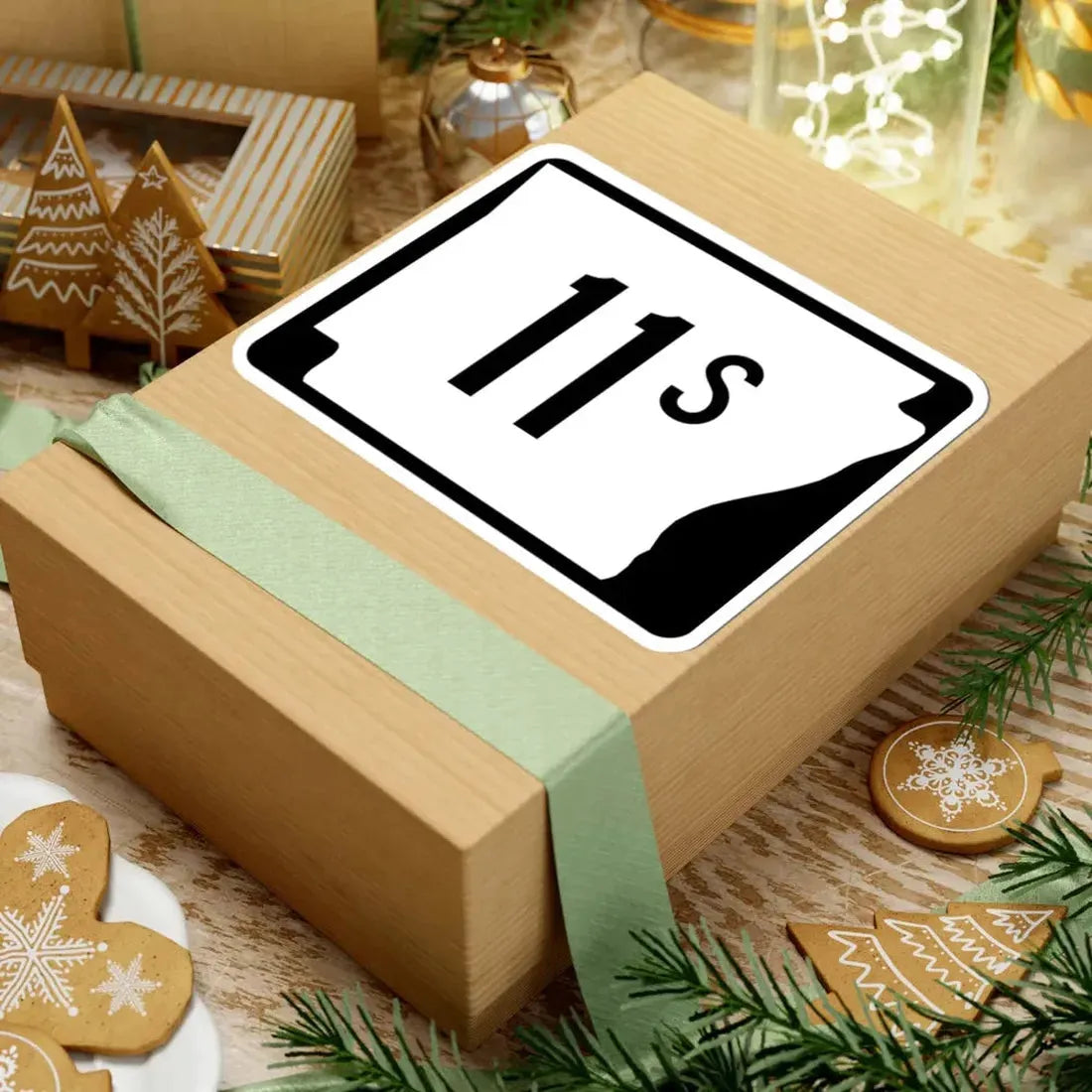 Arkansas 11S (Arkansas) (Road Sign) STICKER Vinyl Kiss-Cut Decal - The Sticker Space