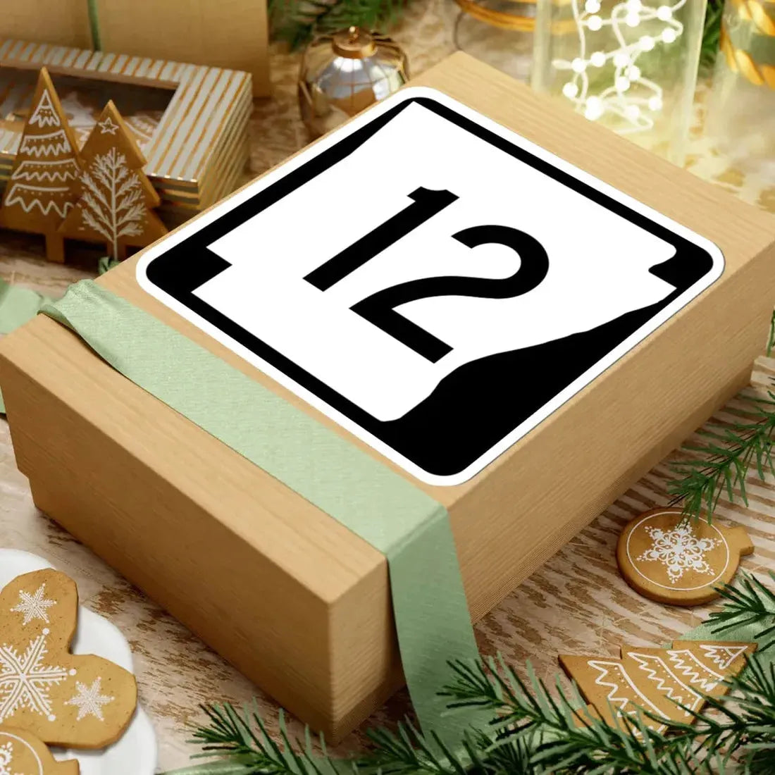 Arkansas 12 (Arkansas) (Road Sign) STICKER Vinyl Kiss-Cut Decal - The Sticker Space