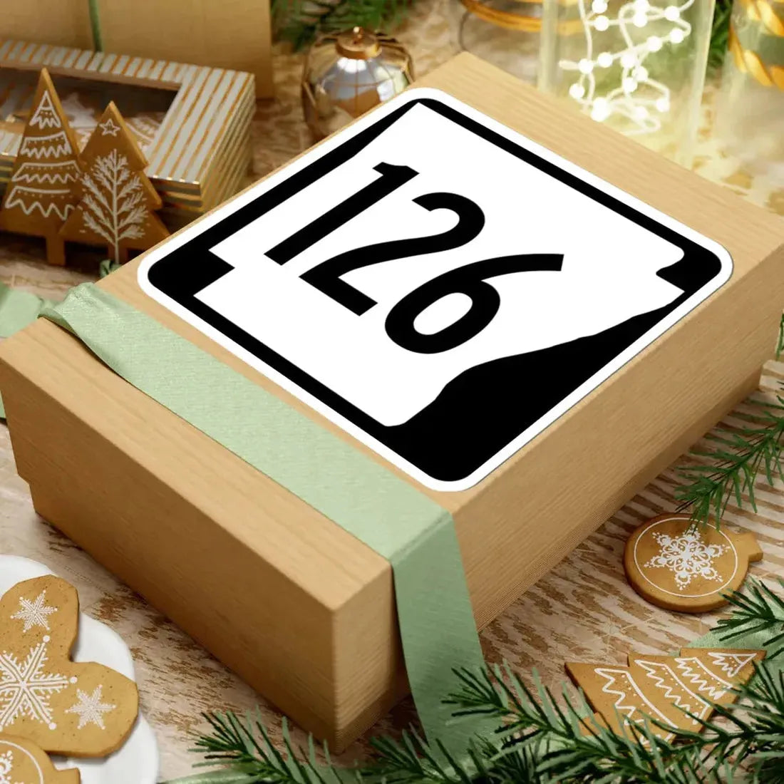 Arkansas 126 1970 (Arkansas) (Road Sign) STICKER Vinyl Kiss-Cut Decal - The Sticker Space