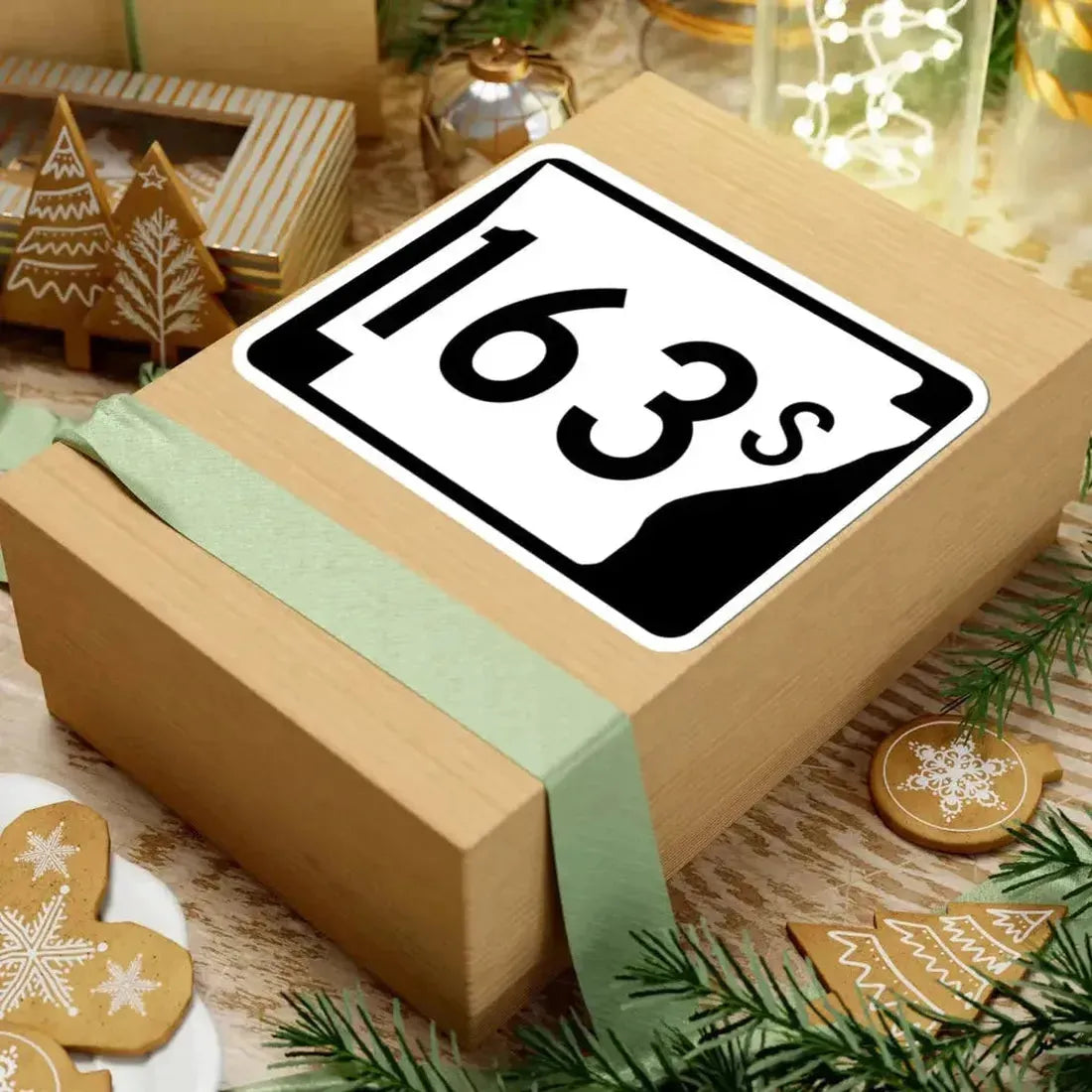 Arkansas 163S (Arkansas) (Road Sign) STICKER Vinyl Kiss-Cut Decal - The Sticker Space