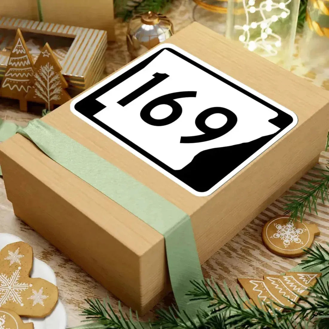 Arkansas 169 (Arkansas) (Road Sign) STICKER Vinyl Kiss-Cut Decal - The Sticker Space