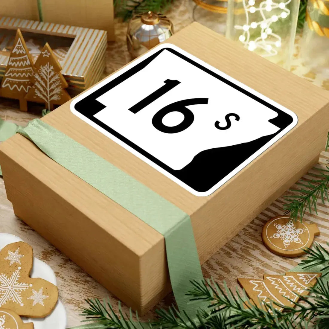 Arkansas 16S (Arkansas) (Road Sign) STICKER Vinyl Kiss-Cut Decal - The Sticker Space