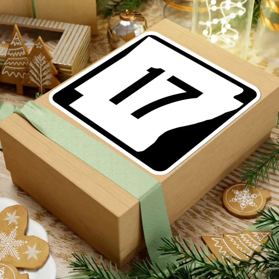 Arkansas 17 (Arkansas) (Road Sign) STICKER Vinyl Kiss-Cut Decal - The Sticker Space