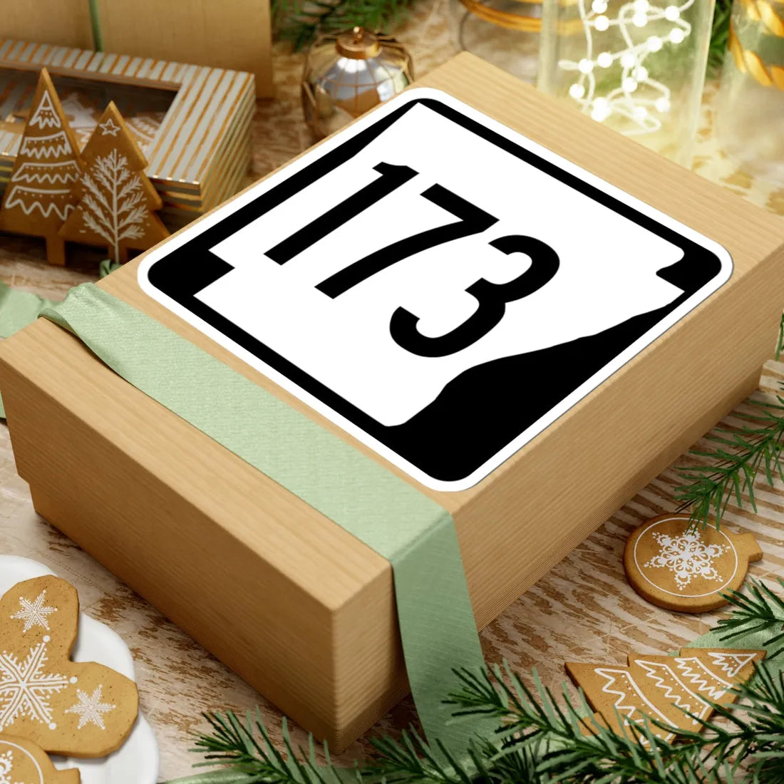 Arkansas 173 1970 (Arkansas) (Road Sign) STICKER Vinyl Kiss-Cut Decal - The Sticker Space