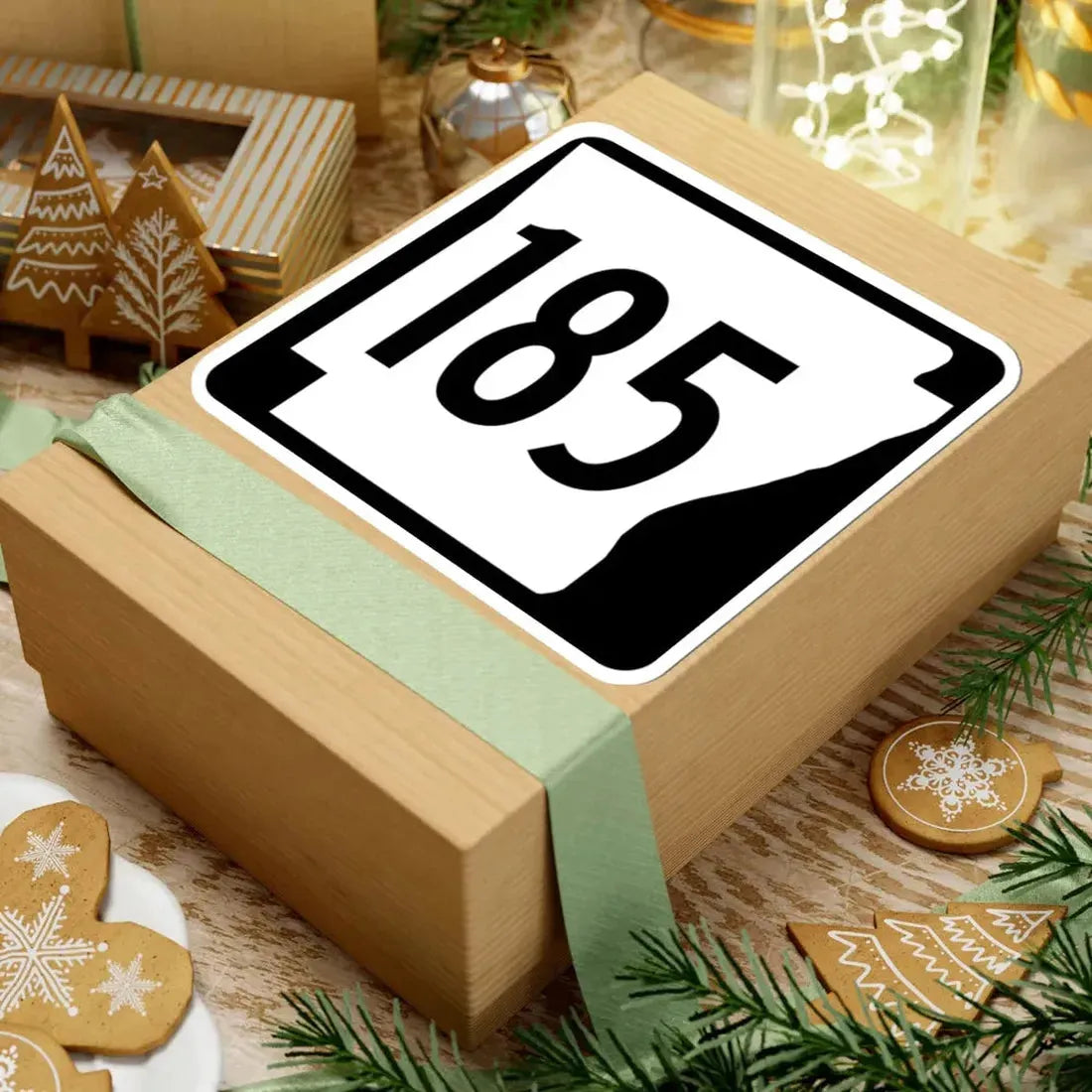 Arkansas 185 1970 (Arkansas) (Road Sign) STICKER Vinyl Kiss-Cut Decal - The Sticker Space