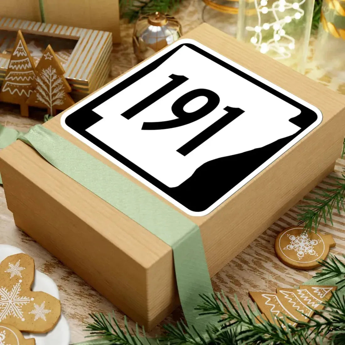 Arkansas 191 1970 (Arkansas) (Road Sign) STICKER Vinyl Kiss-Cut Decal - The Sticker Space