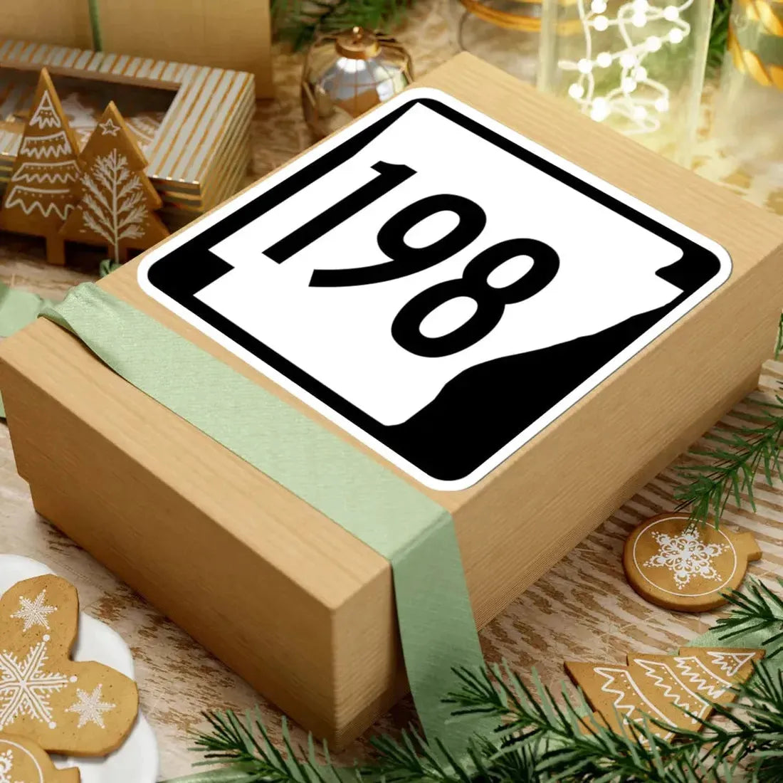 Arkansas 198 1970 (Arkansas) (Road Sign) STICKER Vinyl Kiss-Cut Decal - The Sticker Space