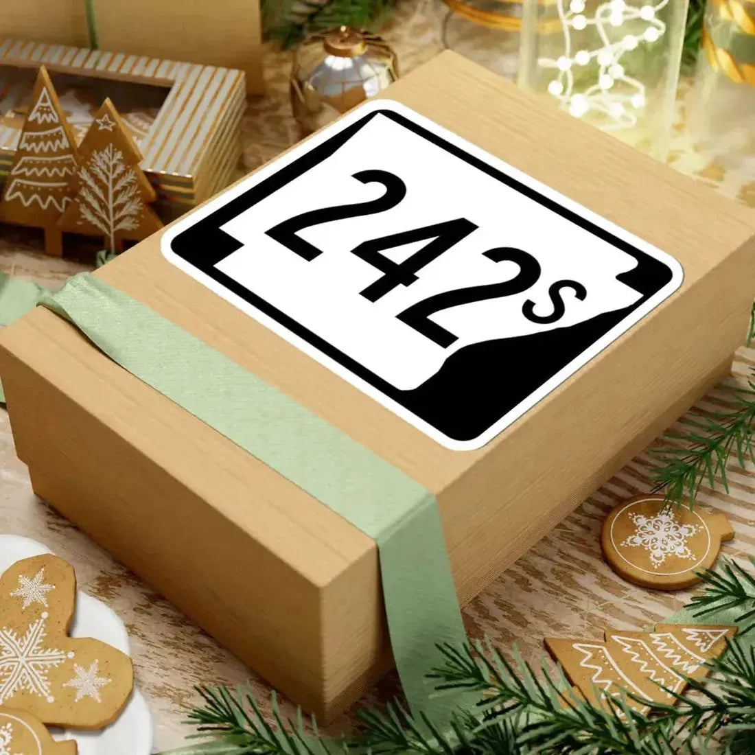 Arkansas 242S (Arkansas) (Road Sign) STICKER Vinyl Kiss-Cut Decal - The Sticker Space