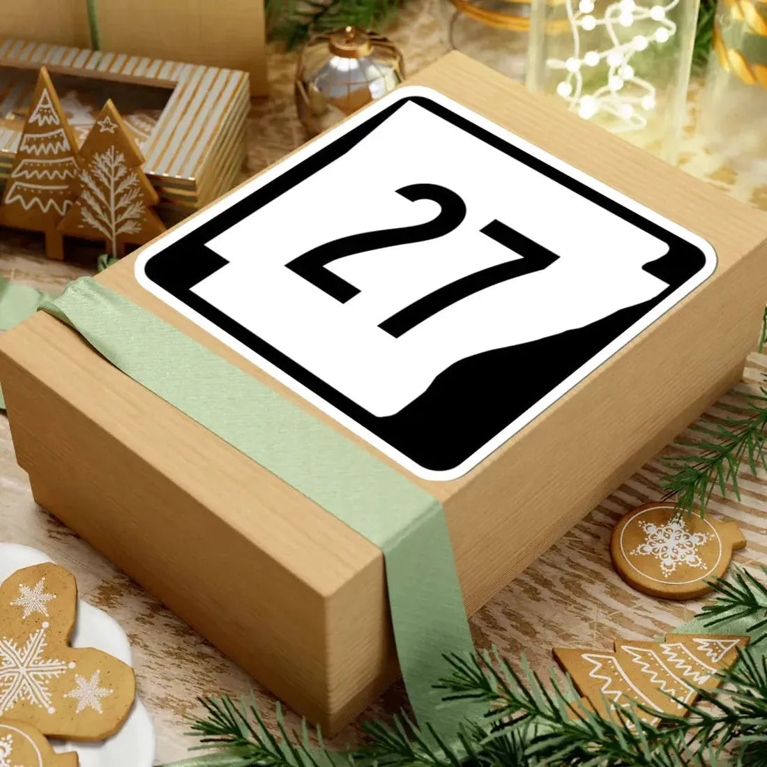 Arkansas 27 (Arkansas) (Road Sign) STICKER Vinyl Kiss-Cut Decal - The Sticker Space