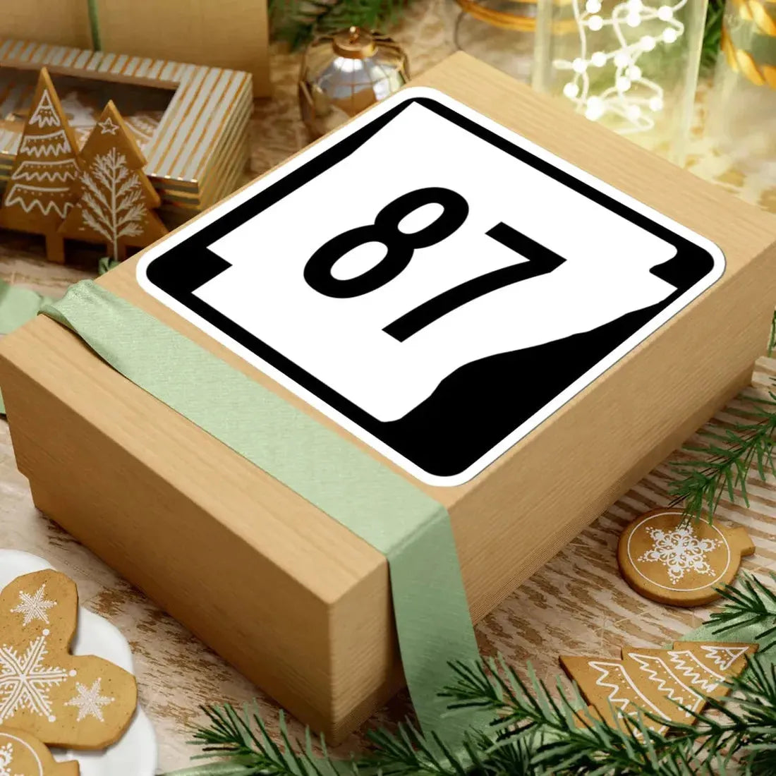 Arkansas 87 (Arkansas) (Road Sign) STICKER Vinyl Kiss-Cut Decal - The Sticker Space