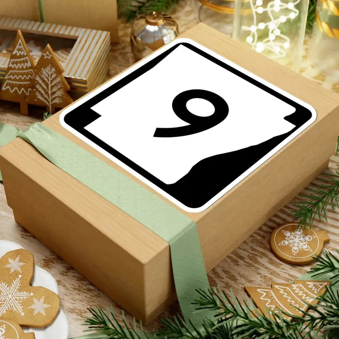 Arkansas 9 (Arkansas) (Road Sign) STICKER Vinyl Kiss-Cut Decal - The Sticker Space