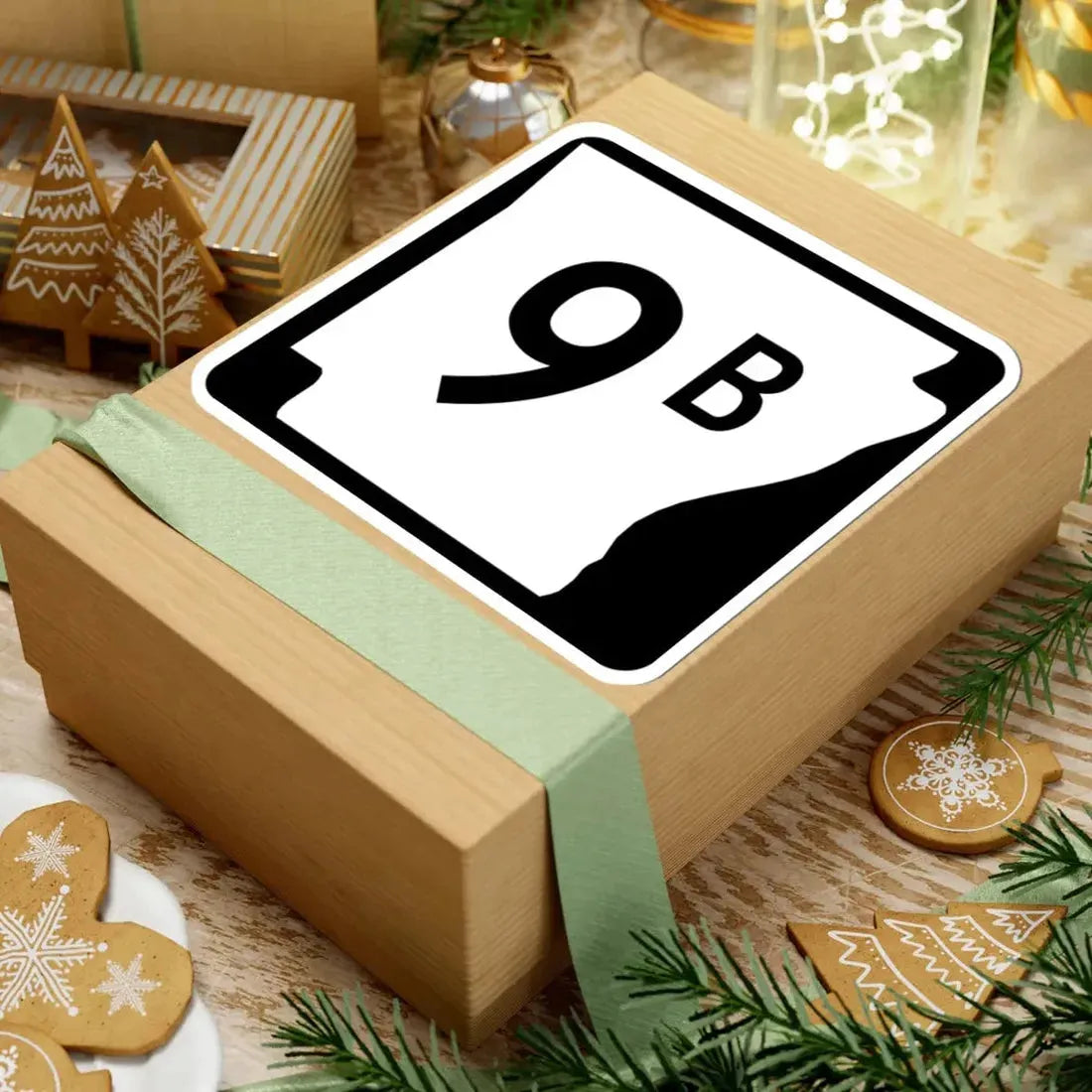 Arkansas 9B (Arkansas) (Road Sign) STICKER Vinyl Kiss-Cut Decal - The Sticker Space