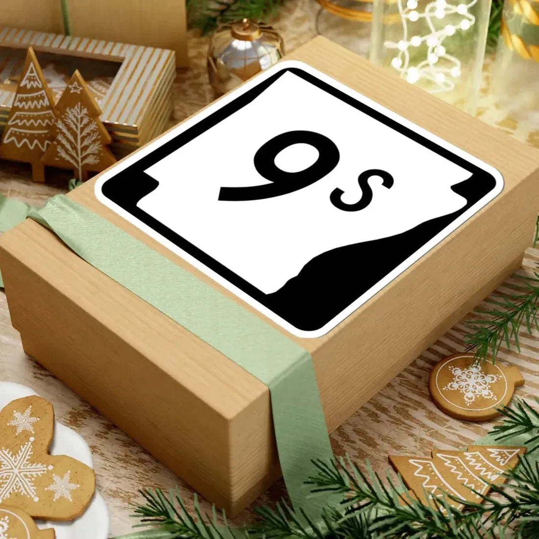 Arkansas 9S (Arkansas) (Road Sign) STICKER Vinyl Kiss-Cut Decal - The Sticker Space