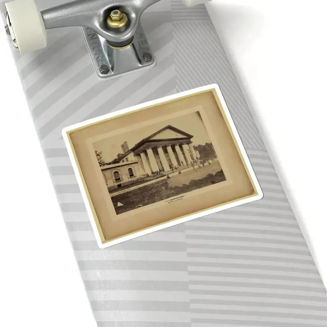Arlington House, East Front, June 28, 1864 (U.S. Civil War) STICKER Vinyl Kiss-Cut Decal - The Sticker Space