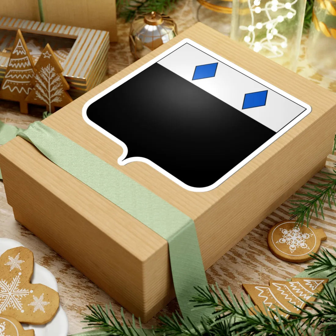 Armes de la famille Christyn de Ribaucourt (Belgium) (Coat of Arms) STICKER Vinyl Kiss-Cut Decal - The Sticker Space