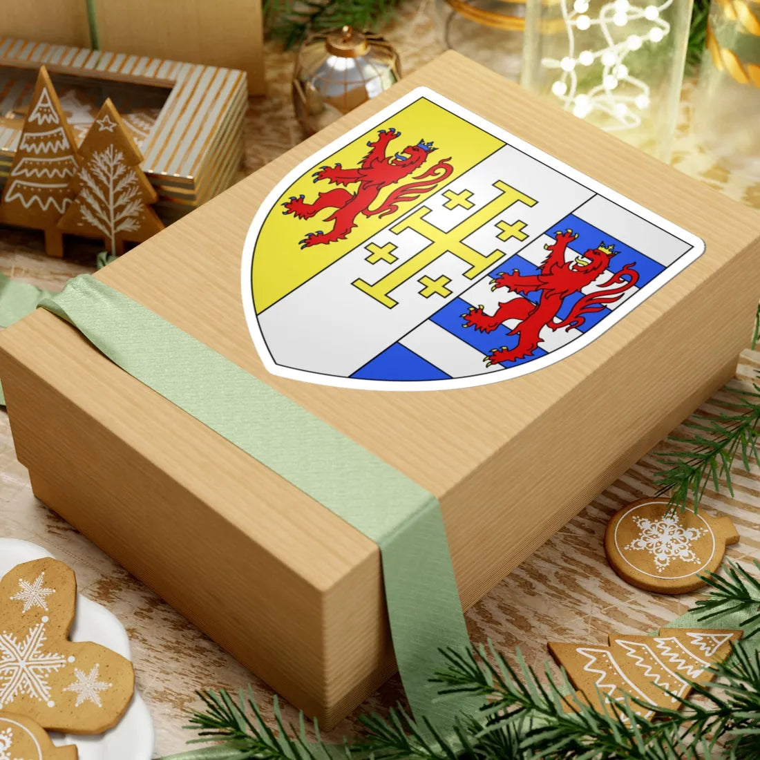 Armoiries Arménie-Lusignan (Armenia) (Coat of Arms) STICKER Vinyl Kiss-Cut Decal - The Sticker Space