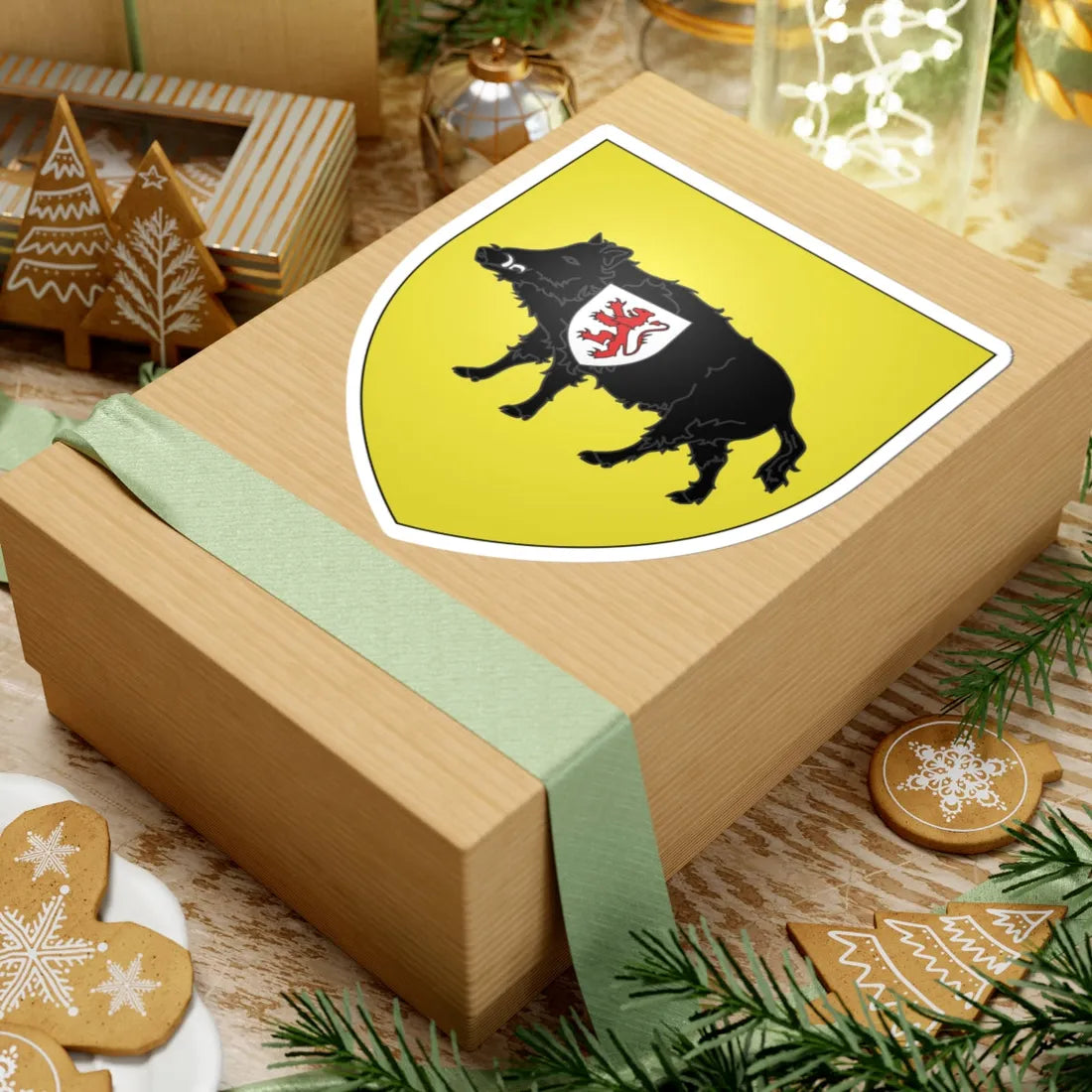 Armoiries dOrchimont 2 (Belgium) (Coat of Arms) STICKER Vinyl Kiss-Cut Decal - The Sticker Space