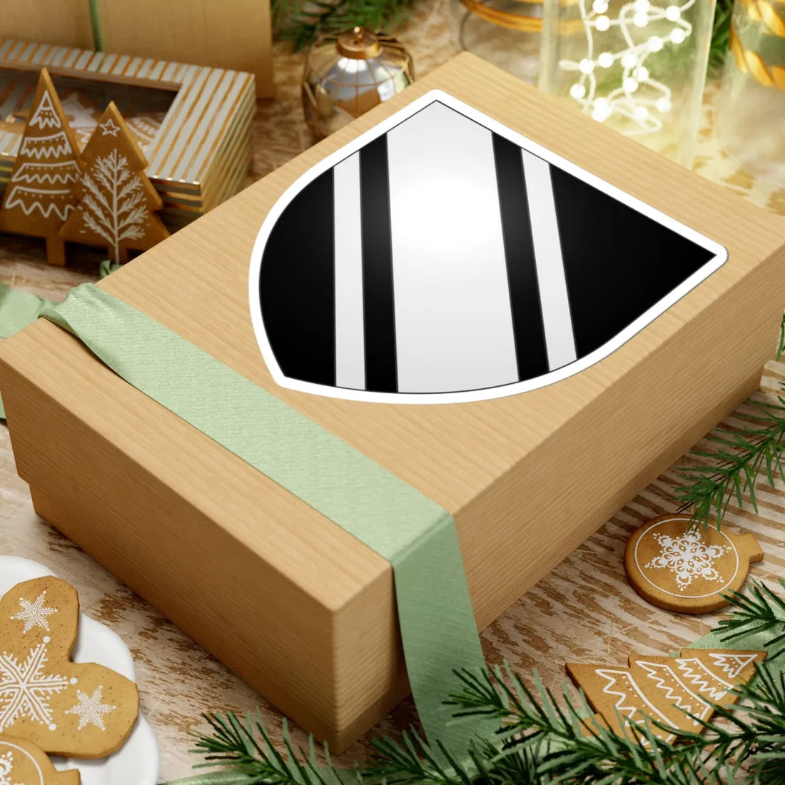 Armoiries Fock de Hubingen (Luxembourg) (Coat of Arms) STICKER Vinyl Kiss-Cut Decal - The Sticker Space