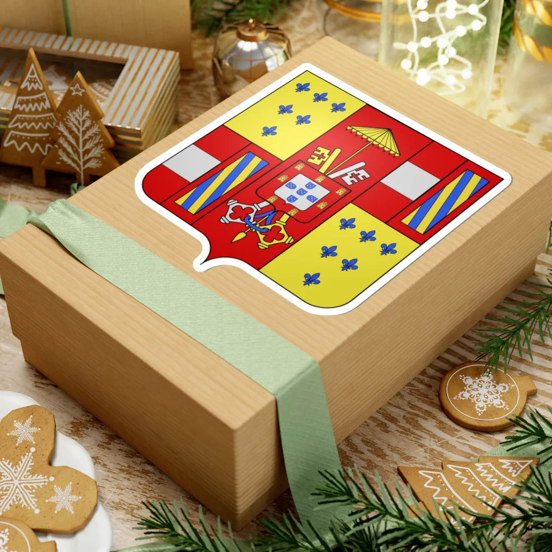 Armoiries Parme 1592 (Italy) (Coat of Arms) STICKER Vinyl Kiss-Cut Decal - The Sticker Space