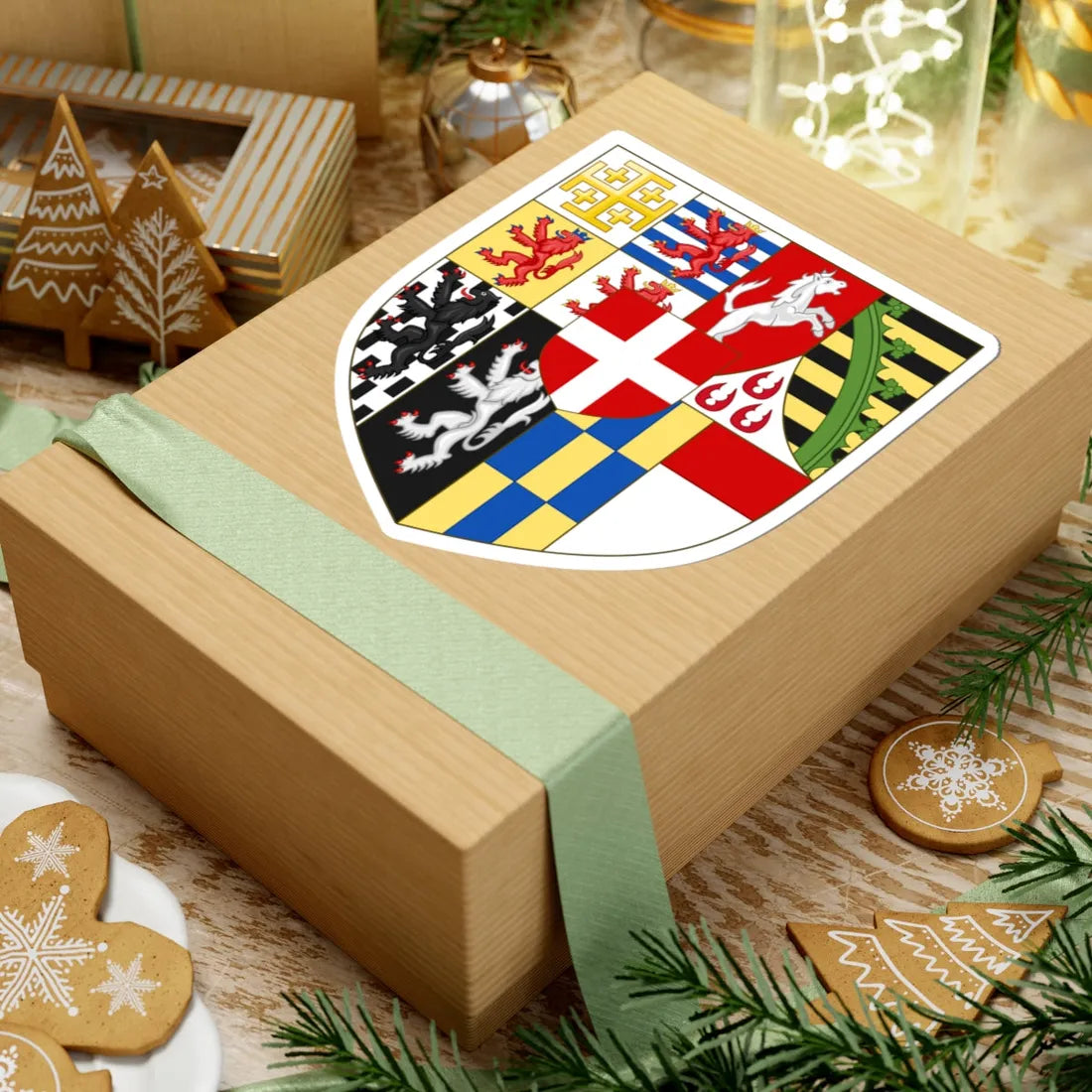 Armoiries Savoie 1630 (Armenia) (Coat of Arms) STICKER Vinyl Kiss-Cut Decal - The Sticker Space