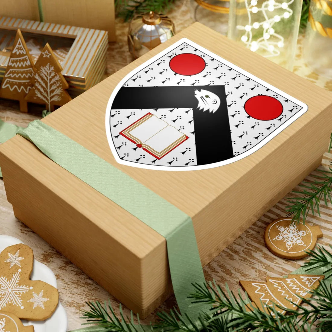 Arms of Balfour Baron Kinross (Scotland) (Coat of Arms) STICKER Vinyl Kiss-Cut Decal - The Sticker Space