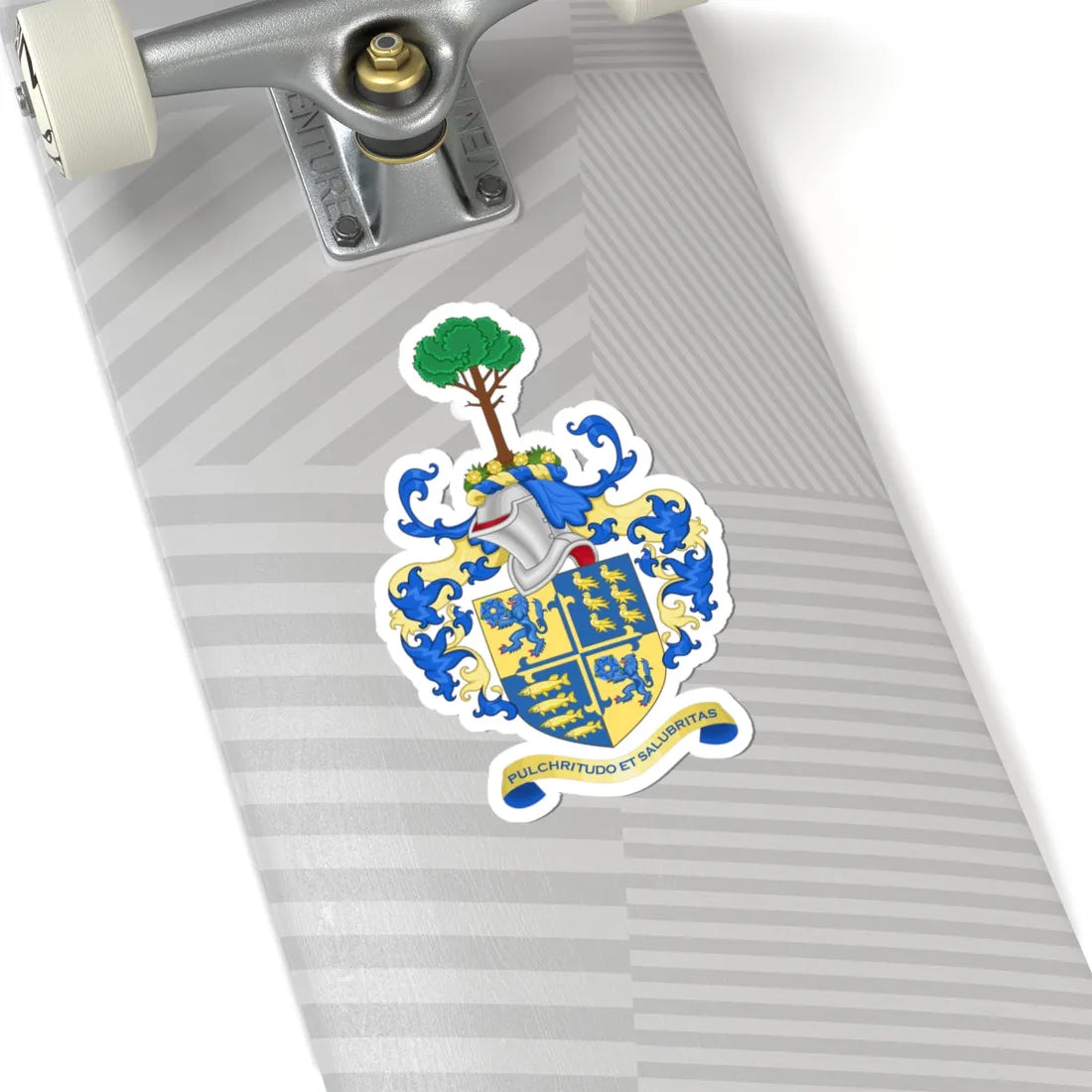 Arms of Bounemouth Borough Council (England) (Coat of Arms) STICKER Vinyl Kiss-Cut Decal - The Sticker Space