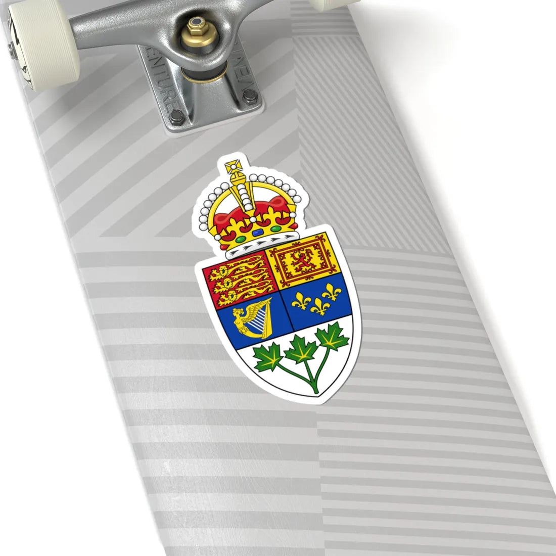 Arms of Canada 1921-1957 crowned (Canada) (Coat of Arms) STICKER Vinyl Kiss-Cut Decal - The Sticker Space