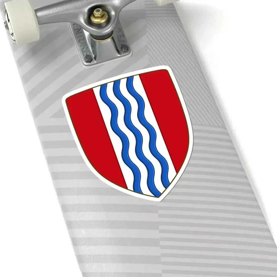 Arms of Central Falls Rhode Island (United States) STICKER Vinyl Kiss-Cut Decal - The Sticker Space