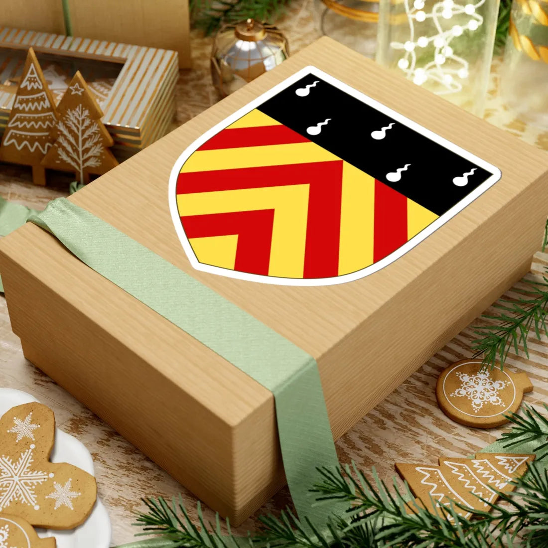 Arms of Clare Hall Cambridge (England) (Coat of Arms) STICKER Vinyl Kiss-Cut Decal - The Sticker Space