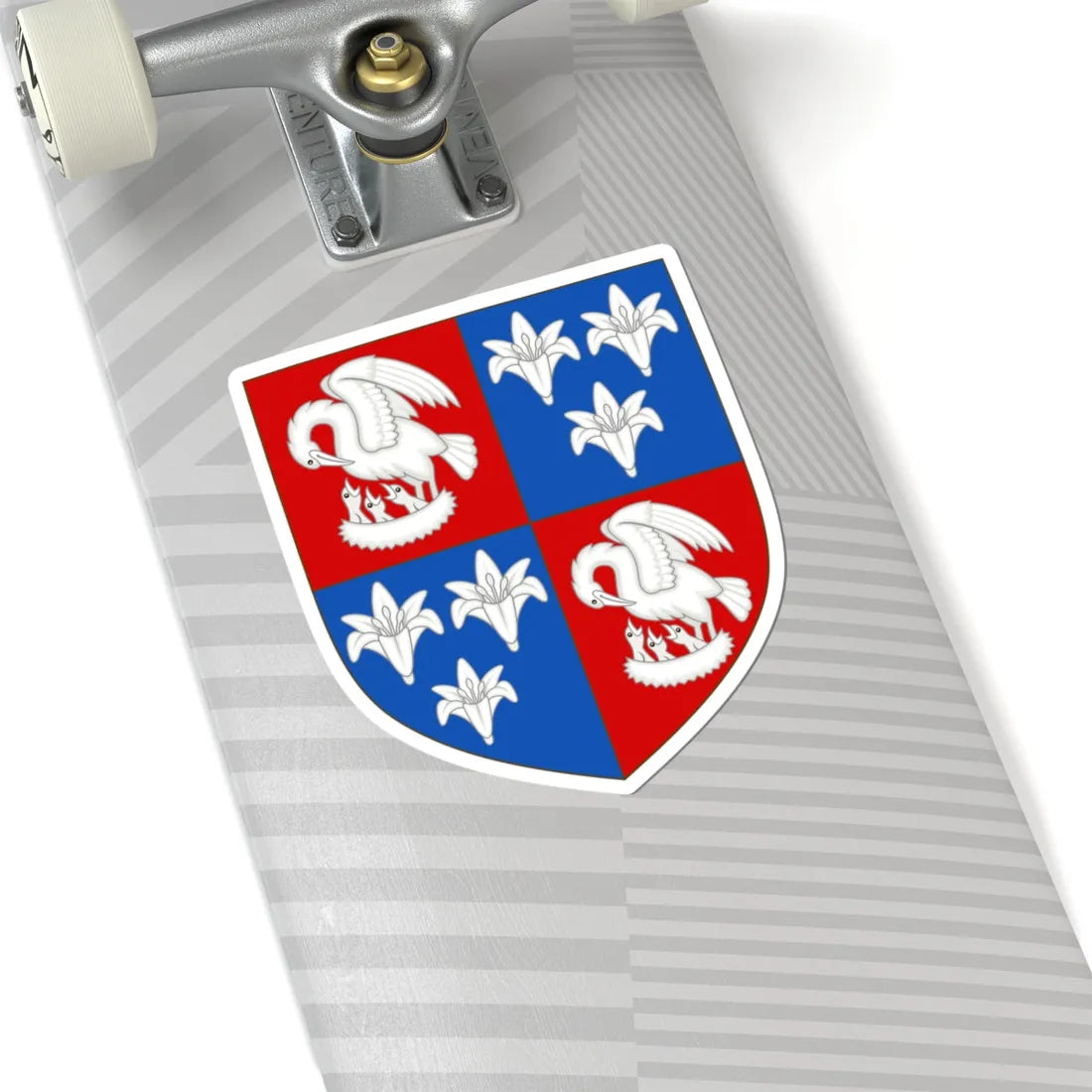 Arms of Corpus Christi College Cambridge (England) (Coat of Arms) STICKER Vinyl Kiss-Cut Decal - The Sticker Space