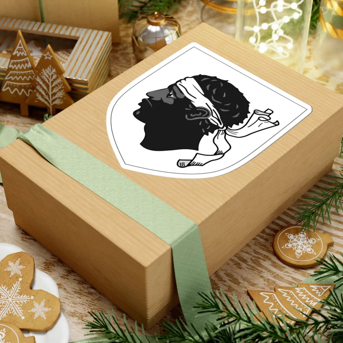 Arms of Corsica (Spain) (Coat of Arms) STICKER Vinyl Kiss-Cut Decal - The Sticker Space