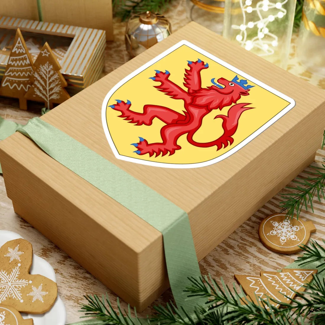 Arms of Counts of Habsbourg (Spain) (Coat of Arms) STICKER Vinyl Kiss-Cut Decal - The Sticker Space